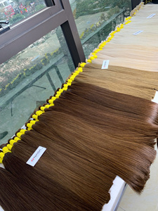 Extensions de cheveux Remy en vrac les plus vendues en vrac cheveux vierges vietnamiens Double noyés 100 grammes toutes les couleurs 12 pouces - Product Image 4