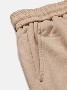 Men's Beige Cotton Canvas Bermuda Shorts With Drawstring Waist Casual Style Mid Rise Solid Color Breathable Design Shorts - Product Image 4