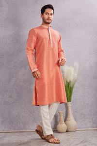 Stylish Ethnic Wear Cotton Party Wear <b>Kurta</b> Embroidered <b>Mens</b> Wedding Ceremony Stylish Party Wear <b>Kurta</b> for <b>Men</b> - Product Image 1