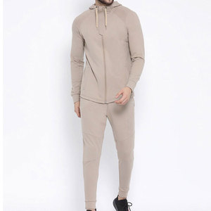 Ensemble de survêtement zippé personnalisé pour homme, style streetwear, nouveau design, en coton, pour commande en gros - Product Image 1