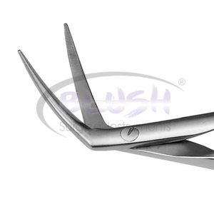 Troutman-Castroviejo Corneal Scissors Right Ophthalmic Microsurgical Instrument Stainless Steel Eye Surgery By <b>Blush</b> Surgical - Product Image 6