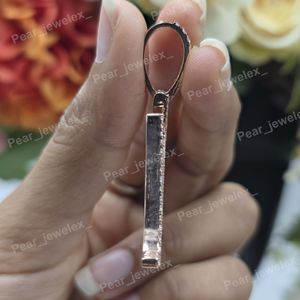 Colgante de Moissanita Personalizado con Dos Letras, Chapado en Rodio, Engaste de Garras, Corte Brillante, Unisex, Lujoso, para Boda, de Moda, Plata 925 - Product Image 2
