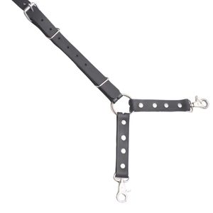 Sangle de bondage en cuir imperméable en forme de Y Black Sheep pour les poignets et les chevilles - Product Image 3