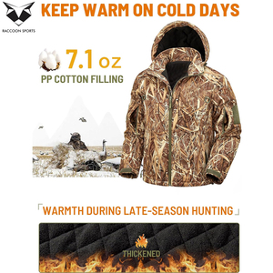 Chaquetas de Caza Premium Resistentes al Viento, Estampadas, en Poliéster/Nailon, con Patrón de Hierba Personalizado, Resistentes al Agua - Product Image 3