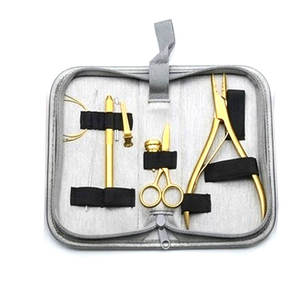 Kit Profesional de Herramientas para Extensiones de Cabello en Estuche de Cuero, Ajustable, para un Estilo Ilimitado, de Alta Calidad para Salón - Product Image 3