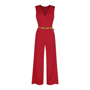 <b>Women</b> Sleeveless <b>Romper</b> Summer One Piece Jumpsuit Soft Casual Playsuit Relaxed Fit Fashion Outfit Lightweight Daily Wear Custom - Product Image 1