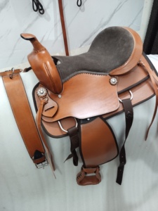 Silla de Montar Inglesa de Cuero Premium ADEEFA, Estilo Western, para Equitación, a Precio Competitivo, desde India - Product Image 3