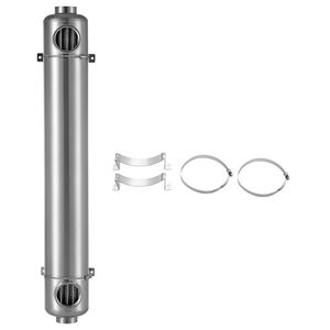 Échangeur de chaleur pour piscine 600K BTU en acier inoxydable 316L, chauffe-piscine haute efficacité - Product Image 1
