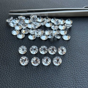 2mm-10mm Cristal Natural Cuarzo Facetado Redondo Corte Brillante Piedra Preciosa Suelta Proveedor Venta al por mayor Piedra de Cuarzo Blanco Joyería En Venta - Product Image 3
