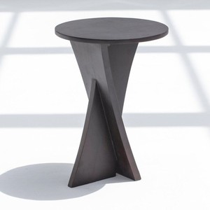 Table d'appoint Vandana Orion GrandTrinity noire peinte, design moderne et contemporain - Product Image 1
