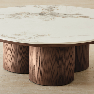 Wooden Coffee Table, Minimalist Modern Table, <b>Solid</b> <b>Wood</b> Scandinavian Style Customizable Design Custom Shape Living Room - Product Image 4