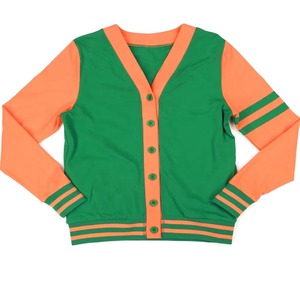 High Quality Unisex Custom Designed V-Neck Knitted 100% Acrylic <b>Cardigan</b> <b>Sweater</b> Winter Front Logo Greek College - Product Image 3