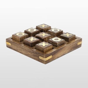 ANAM OVERSEAS Juego de Tres en Raya de Madera Moderno Hecho a Mano |   Juego de Mesa de Lujo Modelo AO-4604 para Decoración del Hogar y Regalos - Product Image 4