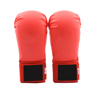 premium Quality In Red Color Customized Logo Print Good Selling Adult Wear Hand Protection <b>Karate</b> Boxing <b>Gloves</b> - Product Image 3