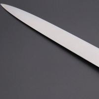 Couteau à filet en acier inoxydable personnalisé fait main Burraq Ecommerce, 9 pouces, épaisseur 3,0 mm, étui en cuir, passe au lave-vaisselle