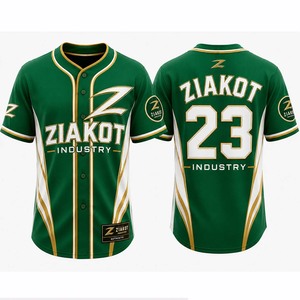 Camiseta de Béisbol Personalizada, ZIAKOT INDUSTRY Pakistán, Uniforme de Béisbol, Camiseta Sublimada, Ropa Deportiva al por Mayor, Fabricante OEM - Product Image 5