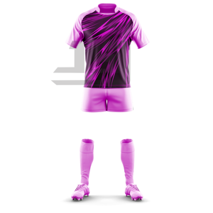 Ensemble d'uniformes de rugby personnalisés, maillot et short imprimés, anti-transpiration, coupe-vent, écologiques, 100 % polyester sans couture - Product Image 5