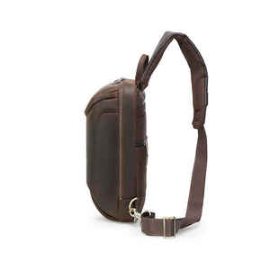 Nuevo Diseño con Cierre de Cremallera, Portátil, Venta al por Mayor, Maletín de Cuero Auténtico Crazy Horse Vintage Personalizado para Hombre - Product Image 3