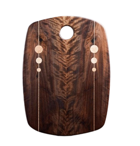 Planche à fromage en bois, couleur marron, accessoires de cuisine, planche à découper tendance en bois - Product Image 1