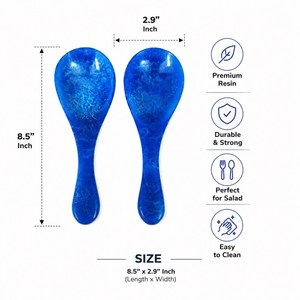 Cuchara de Resina Hecha a Mano Multiusos, Diseño Decorativo y Seguro para Alimentos, Ideal para Mermelada, Miel, Helado y Postres, en Venta - Product Image 2