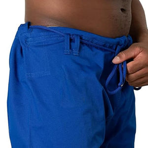 Pantalones de Jiu Jitsu de Color Azul con Cinturón Negro, Hechos a Mano, con Logotipo Personalizado, Producto Nuevo, Lavables a Máquina - Product Image 6