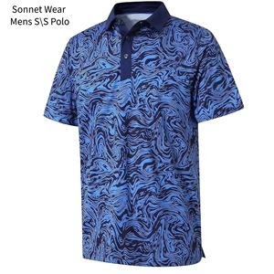 Polo homme imprimé AOP pour l'été - Product Image 6