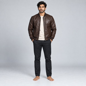 <b>Men</b> <b>leather</b> <b>jackets</b> designed for timeless style with durable <b>leather</b> smooth finishing comfortable fitting and premium craftsmans - Product Image 1