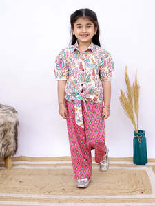 ชุดเสื้อผ้าเด็กคอลเลกชั่นฤดูร้อนสำหรับเด็กผู้หญิงเสื้อเชิ้ตลำลองแขนสั้นสีทึบสำหรับเด็กอายุ1-12ปี - Product Image 6