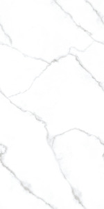 กระเบื้องลายหินอ่อนเคลือบเงาขนาด 600x1200 มม. รุ่น Pencil Statuario สำหรับปูพื้นและผนัง ดีไซน์ทันสมัย เหมาะสำหรับห้องนอนและห้องนั่งเล่น - Product Image 2