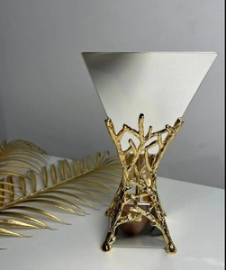 Luxury Bakhoor Burner – Gold & Silver Metal Incense Burner – Arabic Oud Burner for Home Fragrance, Islamic <b>Decor</b> & Gift - Product Image 4