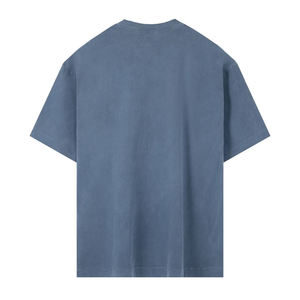 Custom Men's 100% Cotton T Shirt OEM ODM Manufacturer Wholesale <b>Plain</b> Round Neck Short Sleeve Custom Logo Printed Tee - Product Image 2