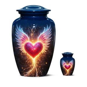 Angel Wing Cremation Urn for <b>Ashes</b> Customizable European & American Style Adult <b>Keepsake</b> with Eco-Friendly and Durable Design - Product Image 2