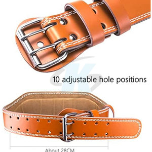 Ceinture de musculation de haute qualité, très vendue, avec logo personnalisé, tissu doux et respirant, pour hommes et femmes. - Product Image 2