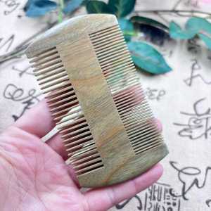 Peigne à cheveux en bois naturel de style indien, anti-statique, pour barbe et massage du cuir chevelu, accessoire de coiffure, vente en gros - Product Image 2