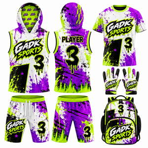Uniformes de Fútbol Americano Personalizados de Alta Calidad en Oferta, Paquetes de Fútbol 7 Contra 7 - Product Image 3