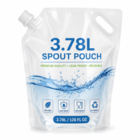 Fabricant de pochettes à bec verseur réutilisables sur mesure pour l'emballage de savon liquide avec impression en héliogravure, qualité supérieure, usage pour soins personnels