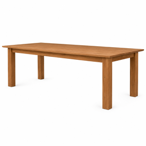Mesa de Comedor Rectangular Moderna de Madera de Teca Sólida Estilo Escandinavo para el Hogar, Apartamento, Restaurante, Muebles de Comedor - Product Image 2