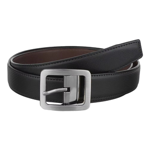 Cinturón de Cuero Vacuno con Hebilla Cuadrada de Estilo Casual para Hombre, Cinturón de Aleación Resistente para Jeans - Product Image 1