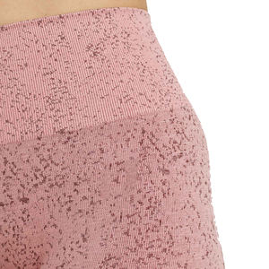 Leggings de Yoga Sólidos Color Rosa Polvoriento, Cintura Alta, Sin Costuras, Texturizados, Compresivos, Transpirables, de Secado Rápido, Spandex/Nylon, para Entrenamiento - Product Image 5