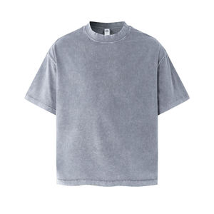 Camisetas personalizadas para hombre para marcas de streetwear al por mayor, camisetas holgadas de streetwear para hombre con camisetas negras para compradores estadounidenses - Product Image 4
