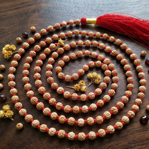 5 Mukhi Rudrani Mala <b>Religious</b> Wood <b>Gift</b> - Product Image 6