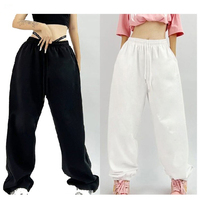 Pantalon de jogging décontracté pour femme, taille mi-haute, respirant, imprimé sur mesure, avec logo personnalisé, 100% coton, idéal pour l'été