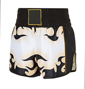 กางเกงชกมวย MMA คุณภาพสูง OEM ผลิตจากโพลีเอสเตอร์ผสมสแปนเด็กซ์ สำหรับผู้ชาย เหมาะสำหรับฝึกยูโดและศิลปะการต่อสู้ ทรงยาว ปรับแต่งได้ - Product Image 3