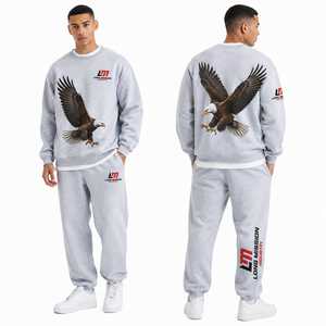 Conjunto de Sudadera con Capucha y Pantalones para Hombre LONG MISSION INDUSTRY, 100% Algodón, Ligero, Informal, para Invierno, con Bolsillos Laterales - Product Image 6