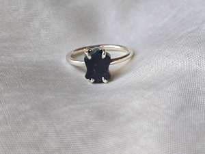 Bague en pierre de sang faite à la main, en argent sterling 925, bijoux en pierres précieuses naturelles, cadeau élégant et tendance pour femmes et hommes - Product Image 6