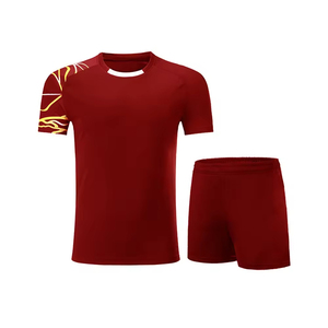 Uniforme de tennis respirant et à séchage rapide pour hommes, maillot de sport à manches courtes, maillot écologique de haute qualité avec impression numérique - Product Image 4