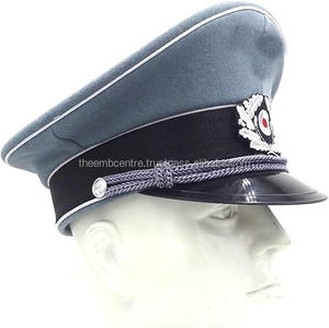 Casquette unisexe de haute qualité en laine, multi-captaine, officier de l'armée de l'air, taille personnalisée, matière en soie, coton imprimé, casquette réglable - Product Image 6