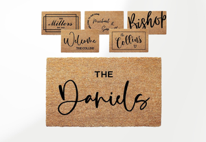 CocoMark Rustic™ Custom Logo Printed Coir Doormat <b>Large</b> <b>Outdoor</b> Natural Coir Entrance <b>Mat</b> with Rubber Backing - Product Image 5