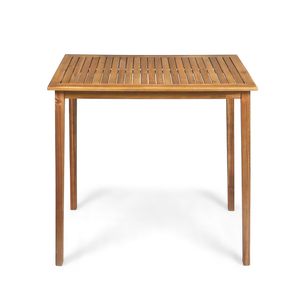 Tavolo da Bar Rettangolare Minimalista da Esterno in Legno di Acacia con Finitura Teak Categoria Prodotti Pavimenti in Bambù - Product Image 6