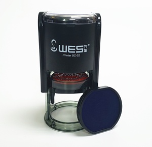 Sello de plástico SC-32 WES para niños, sello autoentintado <span class=keywords><strong>con</strong></span> <span class=keywords><strong>nombre</strong></span> - Product Image 1